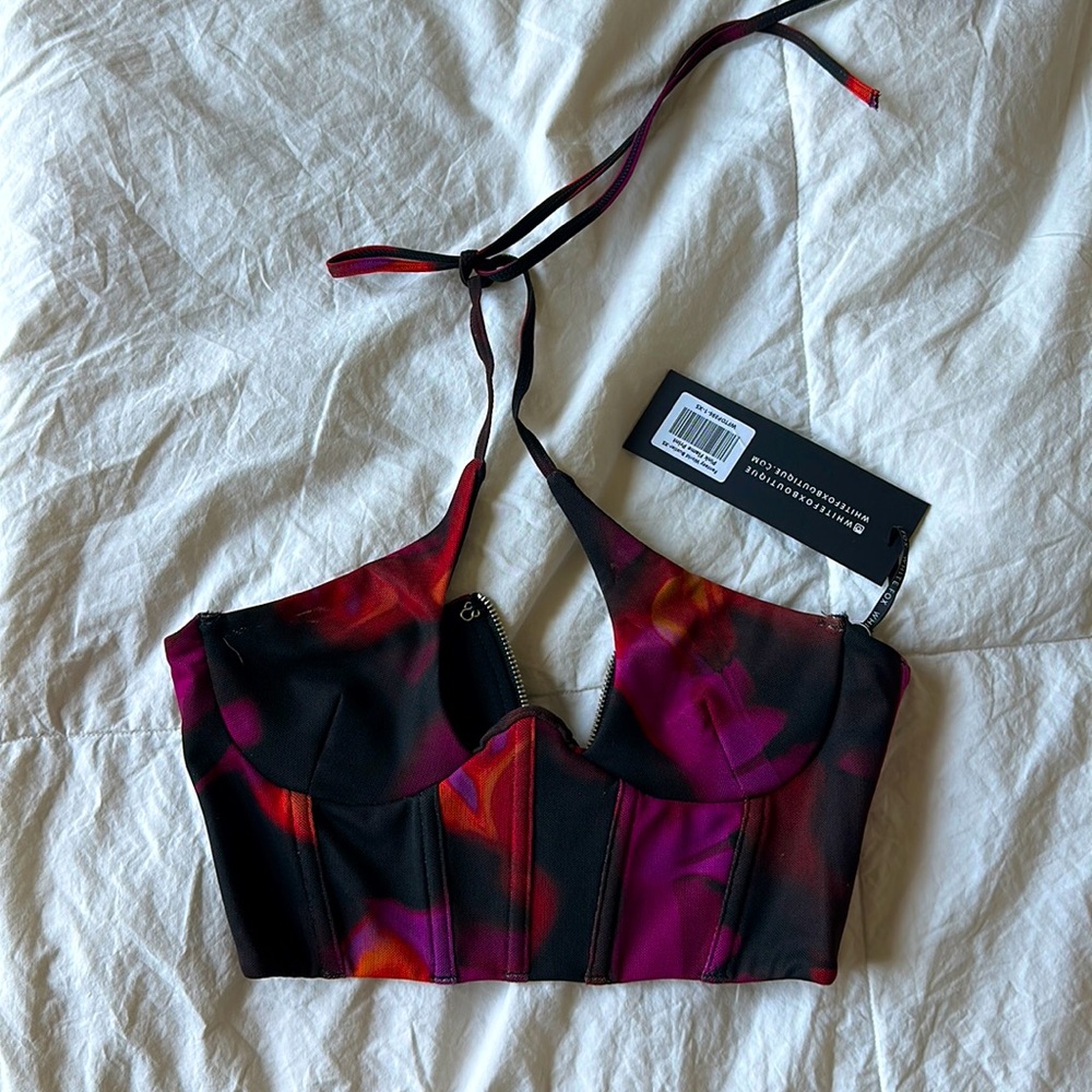 Whitefox Bustier. Size small. Never been worn.